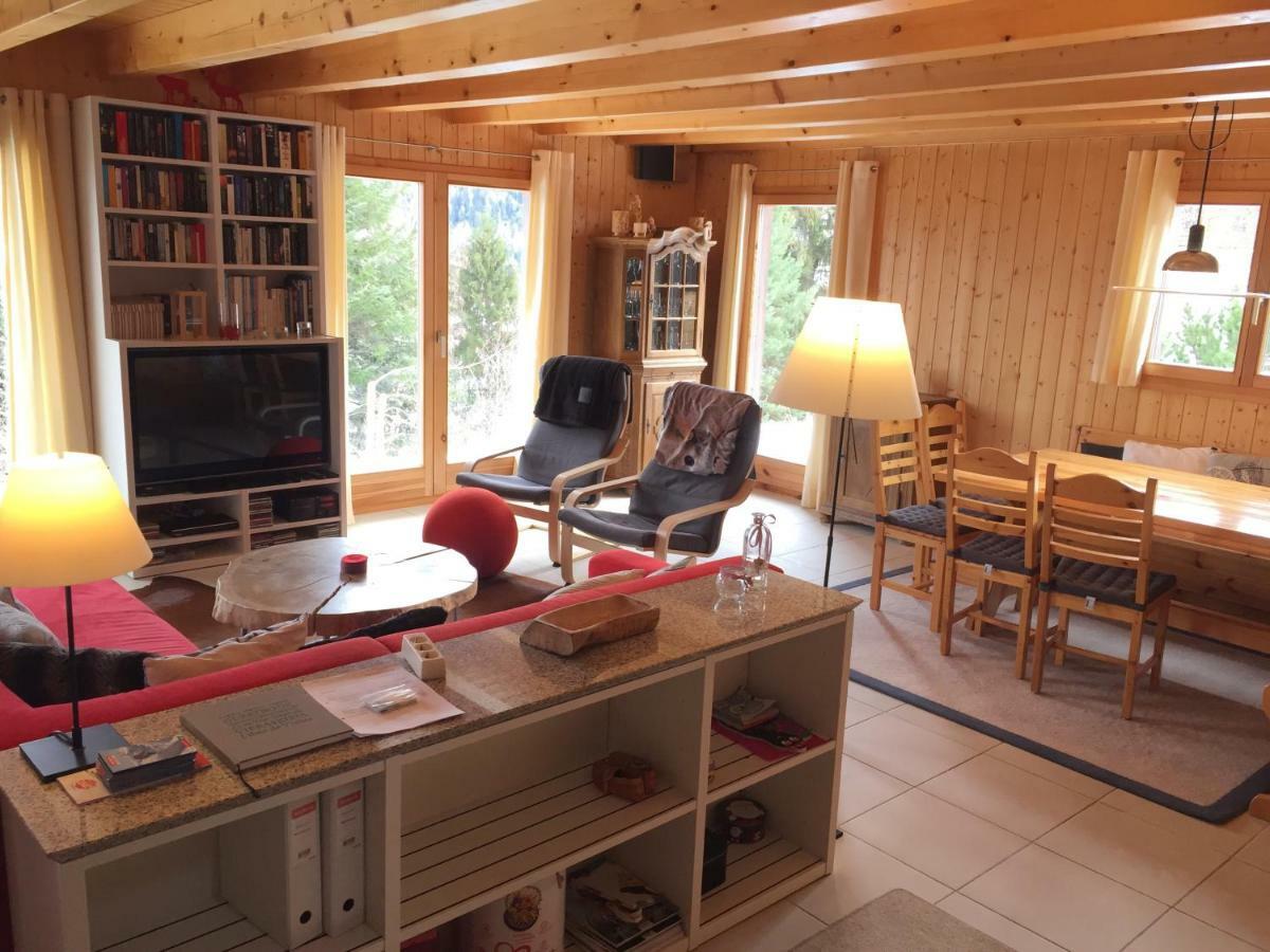 Chalet Clochette 4 Valles-Verbier La Tzoumaz Eksteriør billede